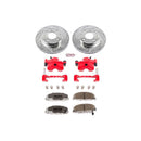 Power Stop 92-95 Honda Civic Front & Rear Z26 Street Warrior Brake Kit w/Calipers