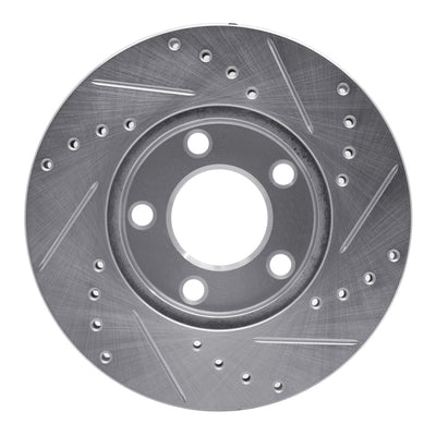 R1 94-04 Ford Mustang Front & Rear Drilled & Slotted Silver Brake Rotor Set