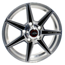 Race Star 72 ValStar 15x3.75 / 5x4.50BC / 1.75BS / 3.072in CB / Machined w/Black Accents Wheel