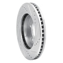 R1 83-96 Buick CENTURY Front Left Drilled & Slotted Silver Brake Rotor
