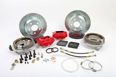 Baer Brakes 94-04 Ford Mustang 12in SS4 Rear SDZ Brake Kit - Fire Red