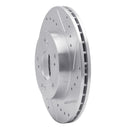 R1 02-15 Acura RSX Front Drilled & Slotted Silver Brake Rotor Set