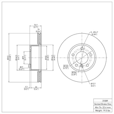 DFC 07-20 BMW 328xi Front & Rear Geospec Rotors