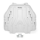 Rival 24-26 Toyota Tacoma i-Force Max Hybrid Aluminum Transmission Catalytic Converter Skid Plate