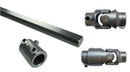 Ridetech 70-78 GM F-Body Front Steering Column U-Joint Kit - 1in -48 Spline to 3/4in -36 Spline