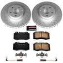 Power Stop 00-02 Mercedes-Benz S430 Front & Rear Z23 Evolution Sport Coated Brake Kit