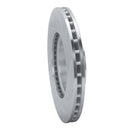 R1 17-25 Nissan Versa Front Left Drilled & Slotted Silver Brake Rotor