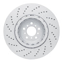 DFC 12-19 BMW M6 Right Front Drilled Hi-Carbon Alloy Geomet Coated Rotor