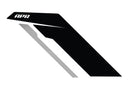 APR Sideburn Sticker - Black/Silver