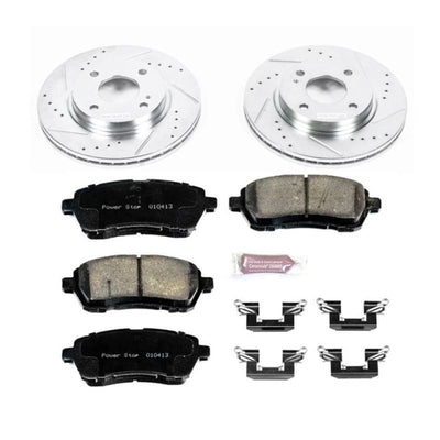 Power Stop 11-19 Ford Fiesta Front and Rear Z23 Evolution Brake Kit