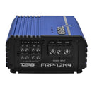 DS18 4-Channel Class-D Amp Stereo Full-Range 4 x 120 W RMS at4 ohm- Blue