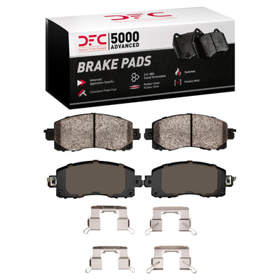 DFC 17-23 Subaru Crosstrek Front & Rear Drill/Slot Geoperf Rotors 5000 Advanced Pads w/Hardware