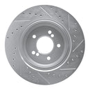 R1 01-06 BMW M3 Front & Rear Drilled & Slotted Silver Brake Rotor Set