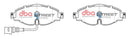 DBA 14-17 Volkswagen GTI Mk7 (w/Perf Pkg 340mm Front Rotor) Street Series Front Brake Pads