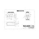 Baer Brakes GM/Ford 1-1/8in Bore Remaster Left Port 2-Bolt Master Cylinder Combo Kit - Gray