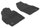 3D MAXpider 2012-2017 Toyota Prius V Kagu 1st & 2nd Row Floormats - Black