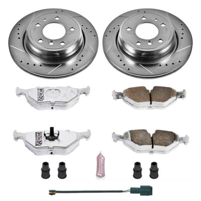 Power Stop 94-95 BMW 540i Front & Rear Z26 Street Warrior Brake Kit