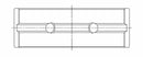 ACL Ford 2.0L/2.3L DOHC Duratec Race Series Main Bearing Set (Size .025)