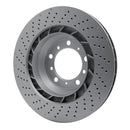 DFC 16-23 Porsche 718 Cayman Right Rear Drilled GeoSPEC Coated Rotor