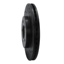 R1 05-12 Ford Escape Front Right Drilled & Slotted Black Brake Rotor