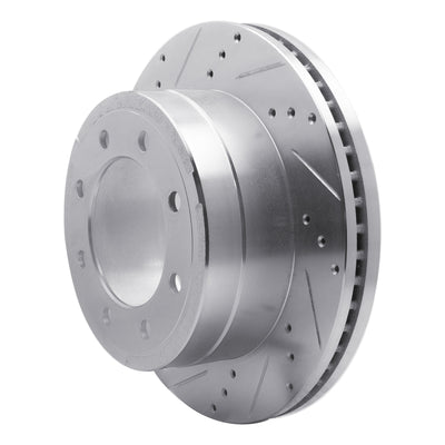 R1 12-22 Ford F-350 Super Duty Front & Rear Drilled & Slotted Silver Brake Rotor Set