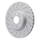 DFC 14-20 Infiniti QX30 Front Drilled Hi-Carbon Alloy Geomet Coated Rotor