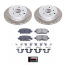 Power Stop 11-17 Nissan Quest Front and Rear Semi-Coated Rotor Kit