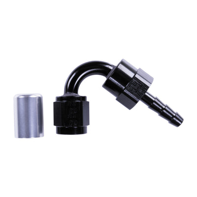 Russell 4AN ProClassic Crimp 120 Degree Hose End - Black