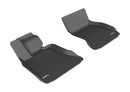 3D MAXpider 2009-2012 BMW 7 Series F01 Kagu 1st & 2nd Row Floormats - Black