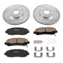Power Stop 12-14 Honda Ridgeline Front Z23 Evolution Sport Brake Kit w/Calipers