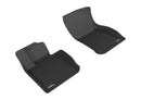 3D MAXpider 2014-2019 Mini Hardtop 4-Door Kagu 1st & 2nd Row Floormats - Black