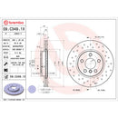 Brembo OE 01-17 BMW 1 Series (F52) Front Premium Xtra Cross Drilled UV Coated Rotor