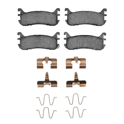 DFC 94-03 Ford Escort Rear 5000 Advanced Ceramic Brake Pads and Hardware Kit
