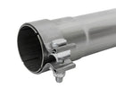 aFe MACH Force-Xp Resonator Delete Pipe 3 IN Inlet/Outlet x 3 IN Dia. x 19 IN Overall L w/ Clamps