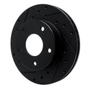 R1 82-88 Chevrolet Camaro Rear Left Drilled & Slotted Black Brake Rotor