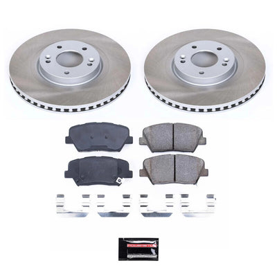 Power Stop 13-18 Hyundai Santa Fe Sport Front and Rear Semi-Coated Rotor Kit