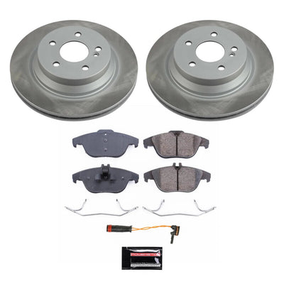 Power Stop 13-15 Mercedes-Benz GLK250 Front and Rear Semi-Coated Rotor Kit