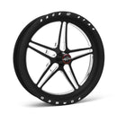 Race Star 63 Pro Forged 15x3.50 Spindle Mount SM Strange Wheel 1.7in. BS - Black Anodized/Machined