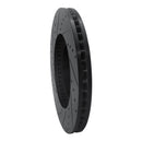 R1 03-05 Nissan Maxima Front Right Drilled & Slotted Black Brake Rotor