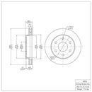 DFC GeoSPEC Coated Rotors - Plain