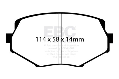 EBC S1 Brake Pad and Rotor Kit