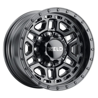 Weld Off-Road Crux 20x10in / 8x170 BP / ET -19 / 125.1mm Bore - Satin Black Wheel