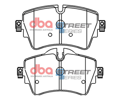 DBA 12-19 BMW 335i Street Series Front Brake Pads