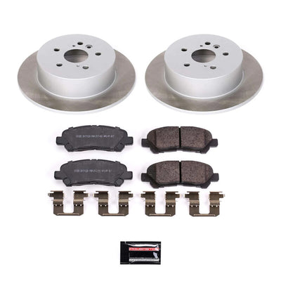 Power Stop 08-13 Toyota Highlander Front and Rear Semi-Coated Rotor Kit