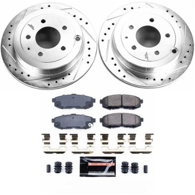 Power Stop 04-06 Mazda MPV Front & Rear Z23 Evolution Sport Brake Kit