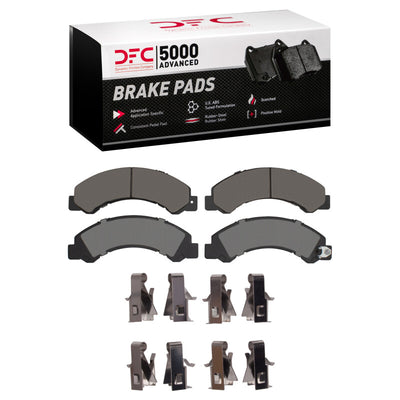 DFC 12-20 Hino 155 Fr & Rr 5000 Advanced Ceramic Brake Pads and Hardware Kit