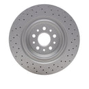 DFC 14-22 Maserati Quattroporte Rear Drilled GeoSPEC Coated Rotor