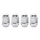 McGard Hex Lug Nut (Cone Seat Bulge Style) 7/16-20 / 3/4 Hex / 1.45in. Length (4-Pack) - Chrome