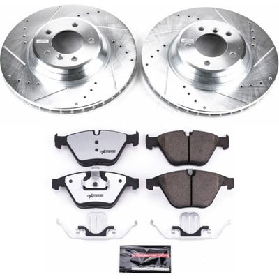 Power Stop 11-13 BMW 335i Front & Rear Z26 Street Warrior Brake Kit