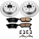 Power Stop 94-97 Honda Civic del Sol Front & Rear Z17 Evolution Geomet Coated Brake Kit